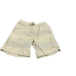 Cat & Jack Size 5T Boys Beige & Blue Striped Shorts #P-5-35-0